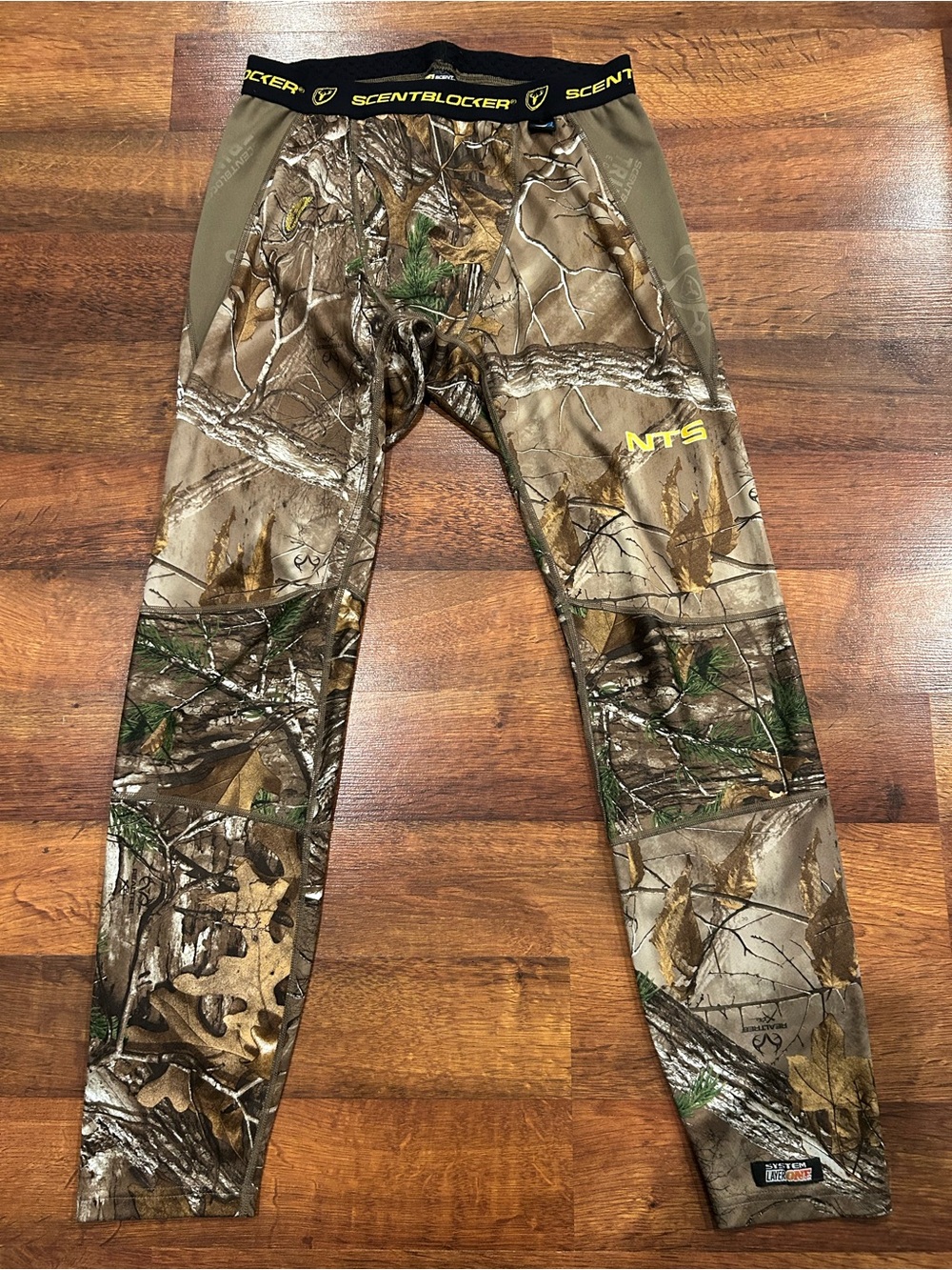 Scentblocker System Layer One Camo Leggings Realtree Size Medium Hunting